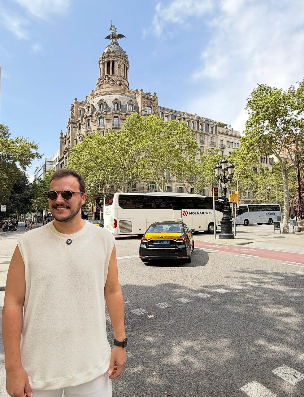 Gabriel Zanette em Barcelona