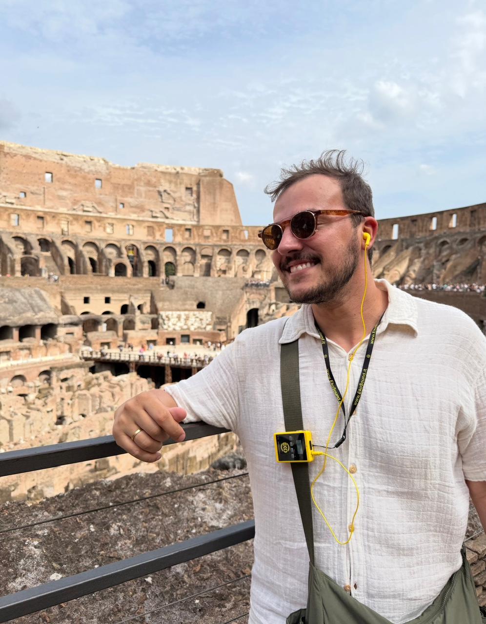 Gabriel Zanette em Roma